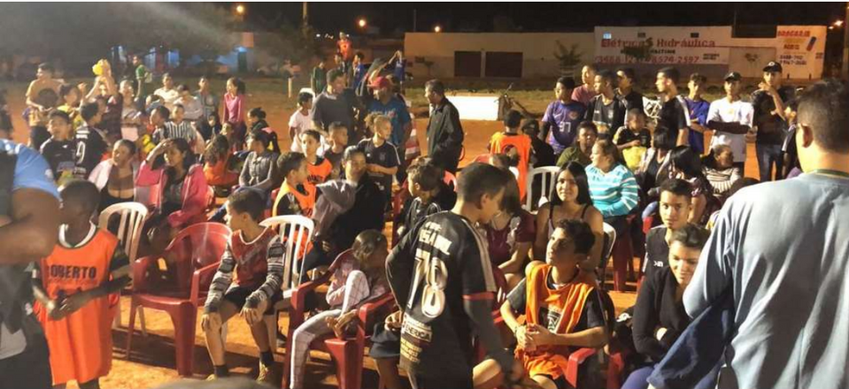 Ação social do Instituto Esporte e Vida