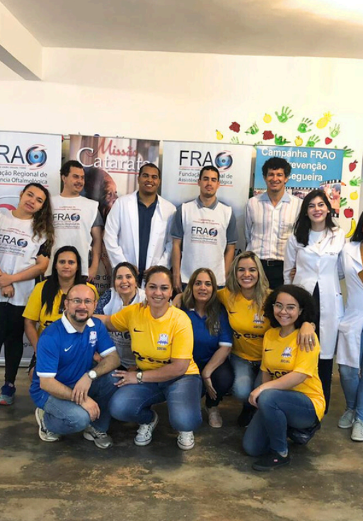 Equipe FRAO e voluntários
